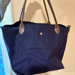 Large purple longchamp
